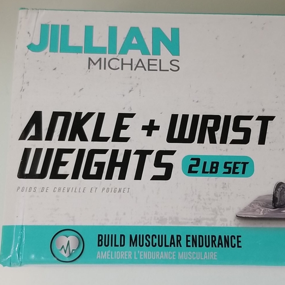 Jillian Michaels Ankle & Wrist Weights 2lb. Set - Picture 2 of 4